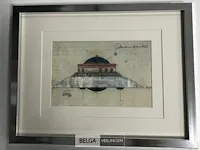 Adamski schotel - gesigneerd - afbeelding 2 van  2