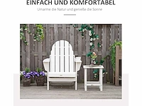 Adirondack klapstoel, hdpe open haard stoel, buitenstoel - afbeelding 4 van  8