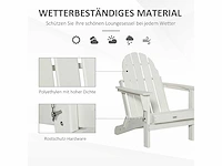 Adirondack klapstoel, hdpe open haard stoel, buitenstoel - afbeelding 6 van  8