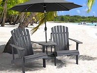 Adirondack tuinstoel met tafel - afbeelding 1 van  5