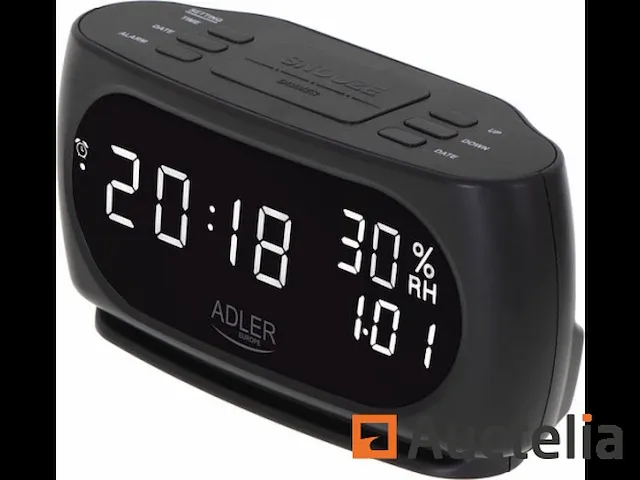 Adler ad 1186 - wekker - led - met thermometer - afbeelding 2 van  4