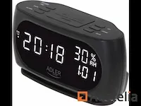 Adler ad 1186 - wekker - led - met thermometer - afbeelding 2 van  4
