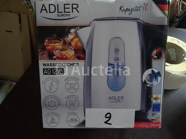 Adler ad 1207 waterkoker - afbeelding 1 van  3