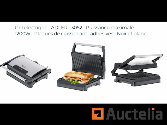 Adler ad 3052 elektrische grill - afbeelding 1 van  1