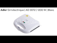 Adler ad 3072 elektrische grille - afbeelding 1 van  1