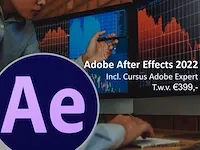 Adobe after effects 2022 cursus + software licentie - afbeelding 1 van  1