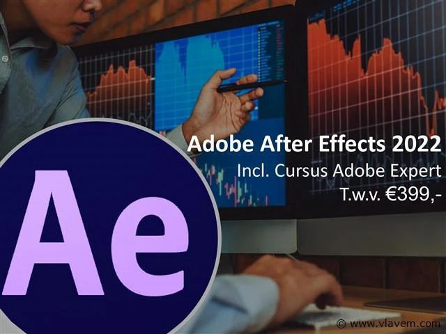 Adobe after effects 2022 cursus + software licentie - afbeelding 1 van  1