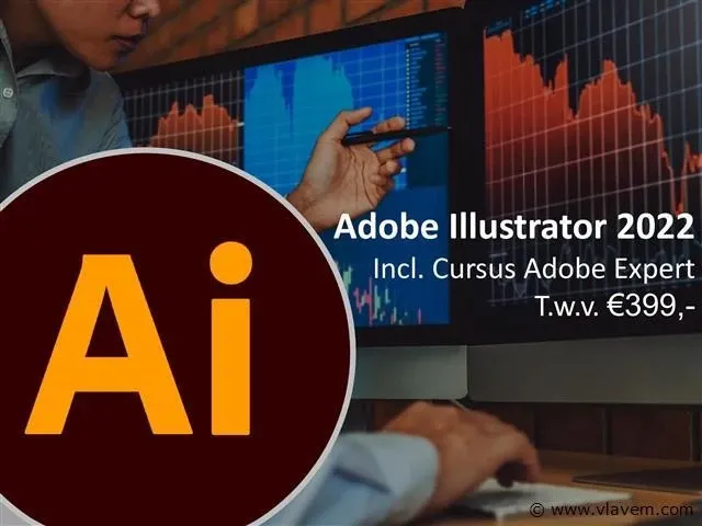 Adobe illustrator 2022 cursus + software licentie - afbeelding 1 van  1