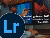 Adobe lightroom 2022 cursus + software licentie - afbeelding 1 van  1