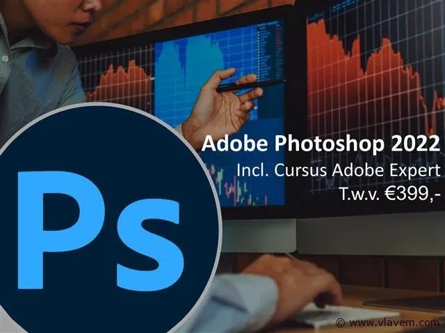 Adobe photoshop 2022 cursus + software licentie - afbeelding 1 van  1