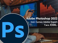 Adobe photoshop 2022 cursus + software licentie - afbeelding 1 van  1