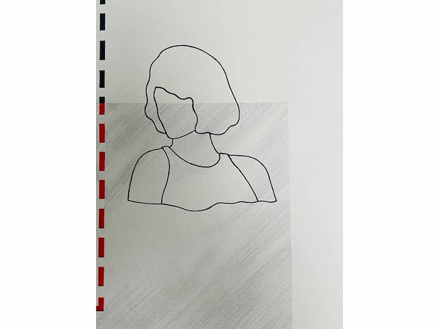 Adriaan de kruijff - blaadjes - tekening in gemengde techniek - afbeelding 2 van  12