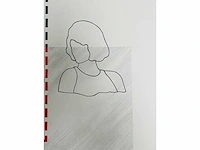 Adriaan de kruijff - blaadjes - tekening in gemengde techniek - afbeelding 2 van  12