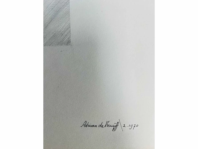 Adriaan de kruijff - blaadjes - tekening in gemengde techniek - afbeelding 7 van  12