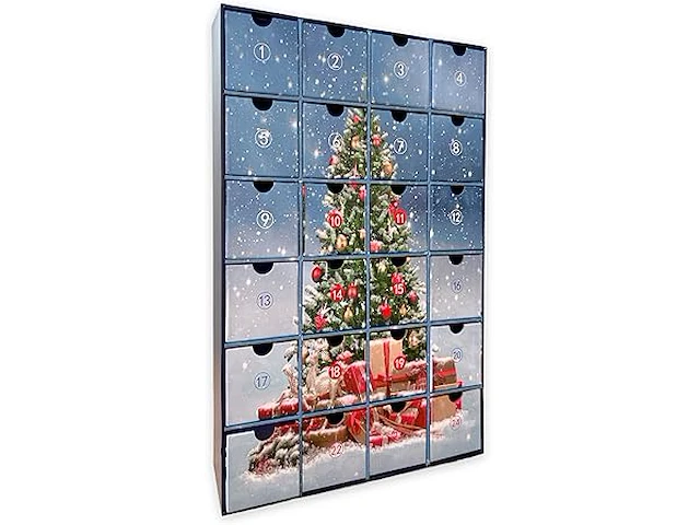 Adventskalender (zelf te vullen) - afbeelding 1 van  2