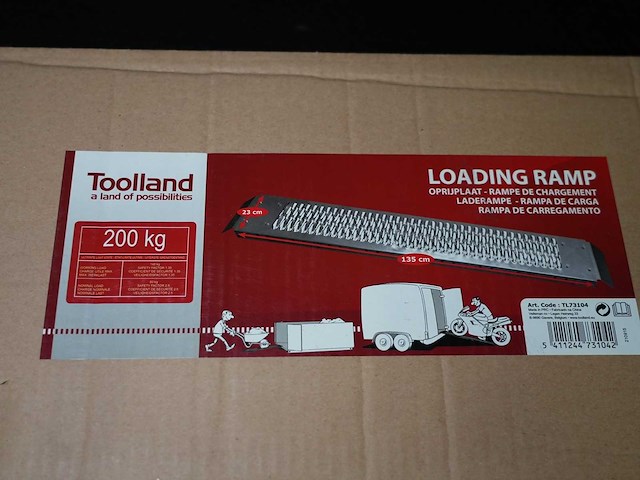 Aed - loading ramp set light duty - various warehouse inventory - afbeelding 1 van  2