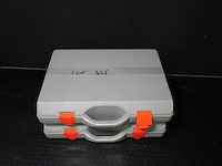 Aed - set of 2 fiber adapter set sc male optical female tx/rx - video - afbeelding 1 van  3