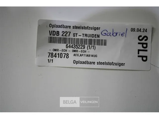Aeg ap71ab14ug oplaadbare steelstofzuiger - afbeelding 8 van  8