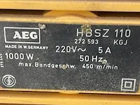 Aeg bandschuurmachine - afbeelding 2 van  3