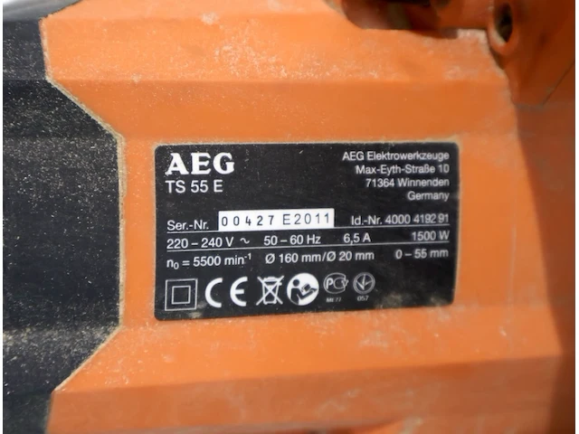 Aeg cirkelzaag - afbeelding 4 van  5