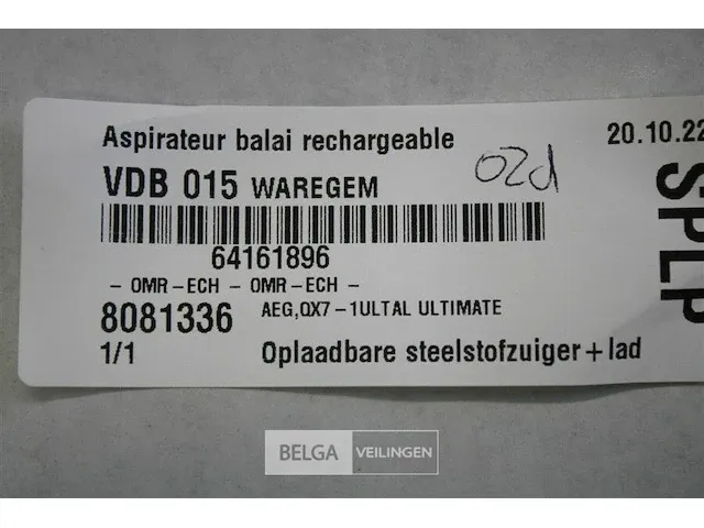 Aeg qx7-1ultal ultimate oplaadbare steelstofzuiger - afbeelding 4 van  4