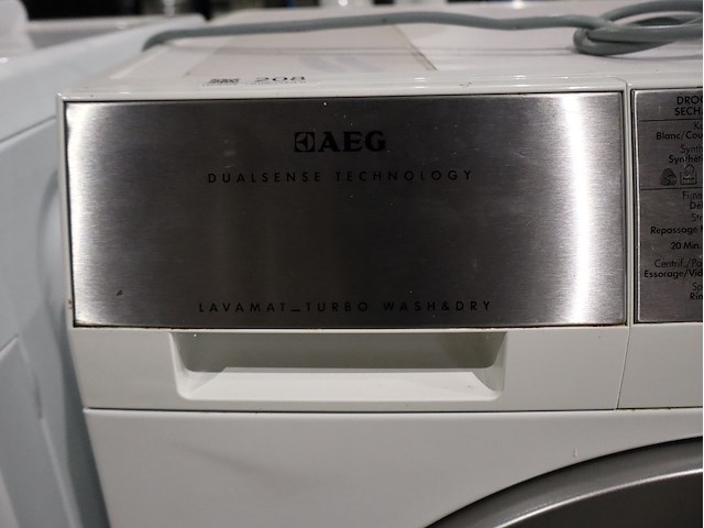 Aeg was/droogmachine combo - afbeelding 2 van  5