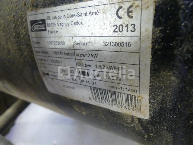 Aerfast ac25420 compressor voor de bouw - afbeelding 3 van  6