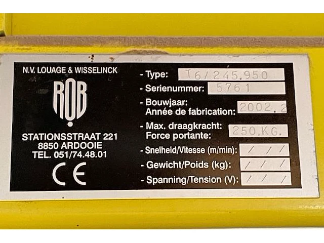 Aerolift tilhulp vacuumapparaat met elektrische geleiding - afbeelding 3 van  13