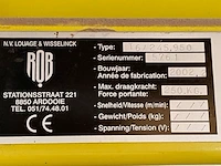 Aerolift tilhulp vacuumapparaat met elektrische geleiding - afbeelding 3 van  13