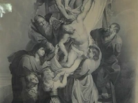 Afb. "la descente de croix" naar rubens 62x76cm - afbeelding 2 van  3