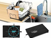 Afdruiprek voor servies met afdruipbak - afbeelding 2 van  4