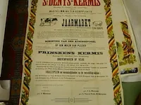 Affiche van de kermis in serskamp jaar 1911