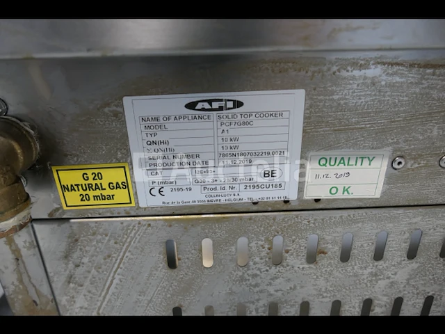 Afi gasschot pcf7g80c - afbeelding 6 van  8