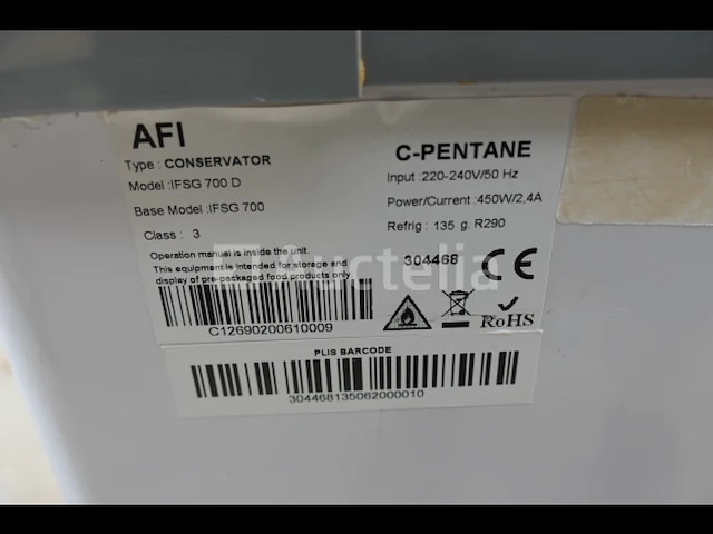 Afi glazen deksel vriezer ifsg700d - afbeelding 6 van  7