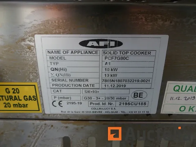 Afi pcf7g80c gashaard deuk - afbeelding 6 van  6
