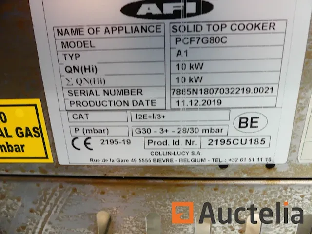 Afi pcf7g80c gashaard deuk - afbeelding 1 van  8