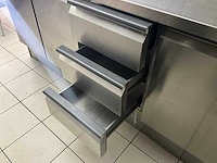 Afinox 3-deurs rvs werktafel - afbeelding 4 van  5