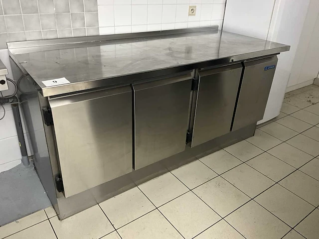 Afinox 4-deurs rvs werktafel - afbeelding 1 van  3