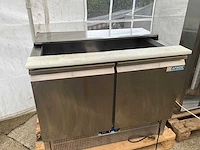 Afinox gekoelde werkbank / saladette – 2 deuren – rvs – 230v - afbeelding 1 van  11