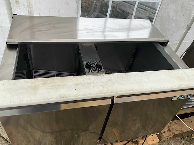 Afinox gekoelde werkbank / saladette – 2 deuren – rvs – 230v - afbeelding 4 van  11