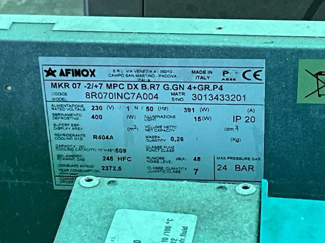 Afinox mkr 07 vriezer - afbeelding 8 van  8