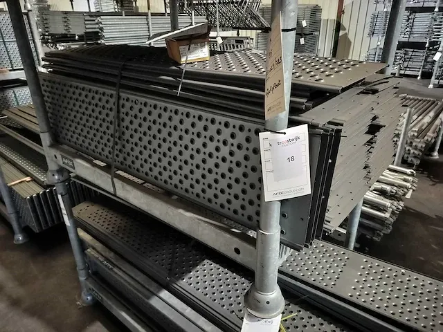 Afix steiger stalen afdekplaat 1,57 x 0,32 m (95x) - afbeelding 1 van  1