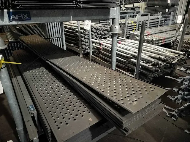 Afix steiger stalen afdekplaat 2,57 x 0,32 m (16x) - afbeelding 2 van  2