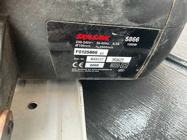Afkortcirckelzaagmachine skilsaw - afbeelding 3 van  4