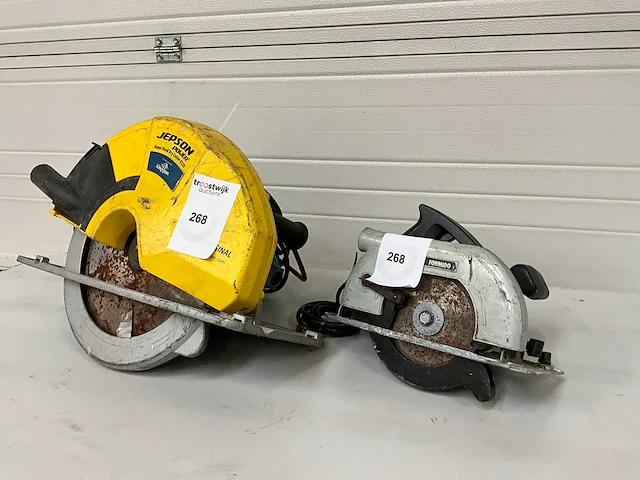 Afkortcirkelzaagmachine (2x) - afbeelding 1 van  8