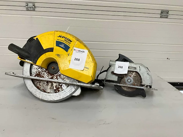 Afkortcirkelzaagmachine (2x) - afbeelding 2 van  8