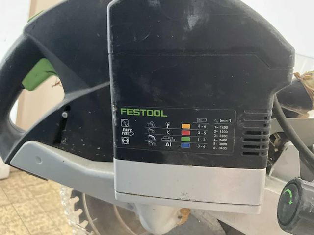 Afkortcirkelzaagmachine festool ks 120 eb - afbeelding 7 van  9