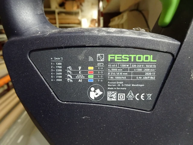 Afkort/verstekzaag festool - afbeelding 4 van  4