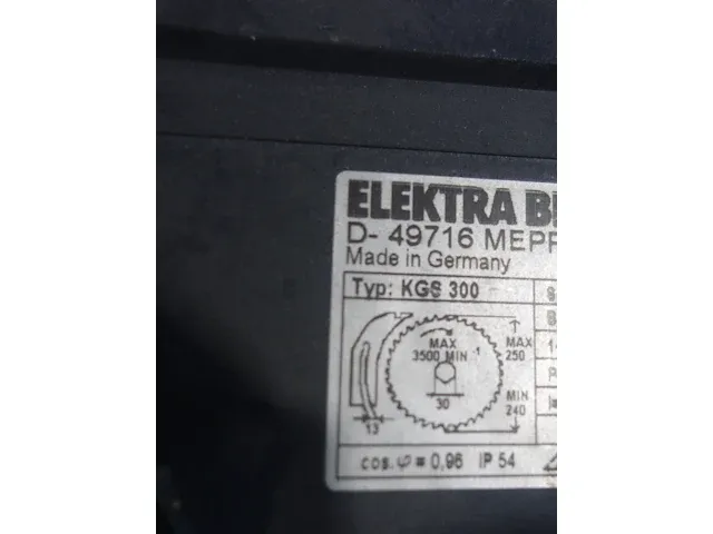 Afkortzaag elektra beckum - afbeelding 6 van  6