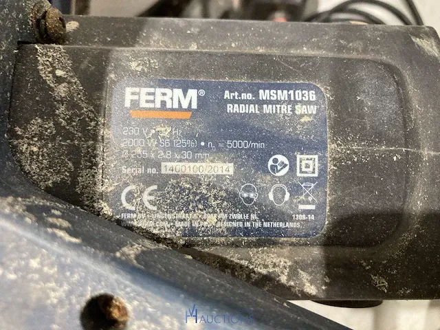 Afkortzaag ferm - afbeelding 3 van  3